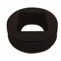 D96 Universal Rain Water Adaptor Square/Round Black